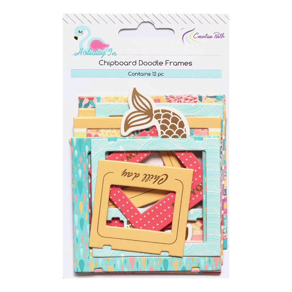 Creative Path Hollow Scrapbooking-Rahmenaufkleber, quadratisch, rund, Deko, dicker Kartonrahmenaufkleber für Bastelarbeiten, Planer, Journaling – Detail 22