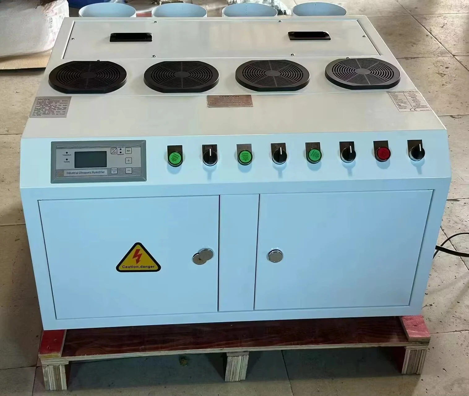 72kg/h Large Capacity Air Humidifiers Mushroom Fruit Hydroponics Ultrasonic Industrial Humidifier