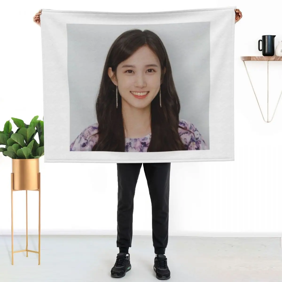 

Park Eun Bin Throw Blanket Warm Plush Fuzzy Blanket for Living Room