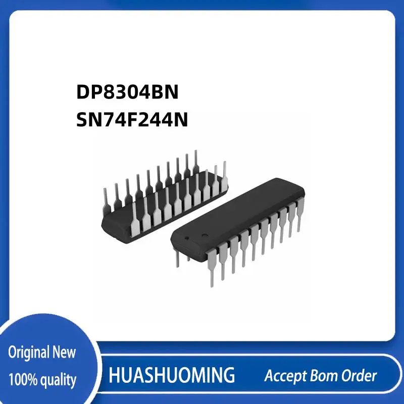 10Pcs/Lot New  DP8304BN DP8304B   DP8304 8304  SN74F244N   SN74F244   74F244N 74F244     DIP-20