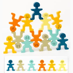 Early educatio Children Education building Block Toy Wooden Balance Blocks Toy brand high quality kids  Exercise hands-on skills