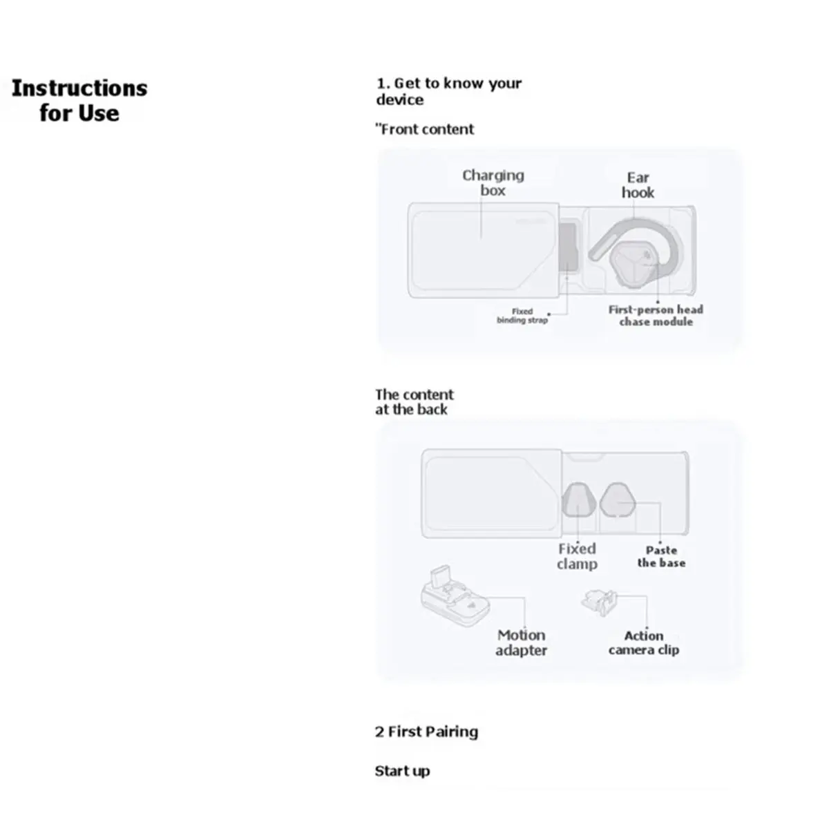 For Luna Ultra Head Tracker POV First-Person Head Tracking Module Real-Time Head Movement Tracking