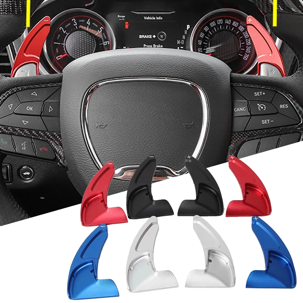 Car Steering Wheel Shifter Paddlers Extension for Durango Charger Challenger 2015-2024,for Jeep Grand Cherokee 2014-2020
