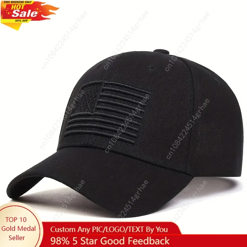 

Baseball Cap Bone Men Tactical Army Military Dad Hat American USA Flag Hip Hop Hat Sport Trucker Caps