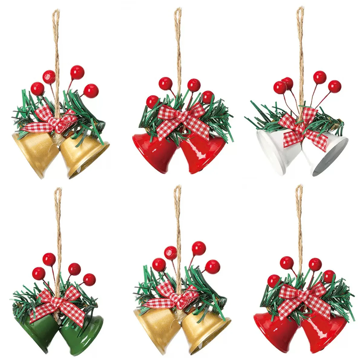 

Подвеска-колокольчик, креативное рождественское украшение для окна, металлический колокольчик, автомобильное зеркало заднего вида, украшение, подвеска