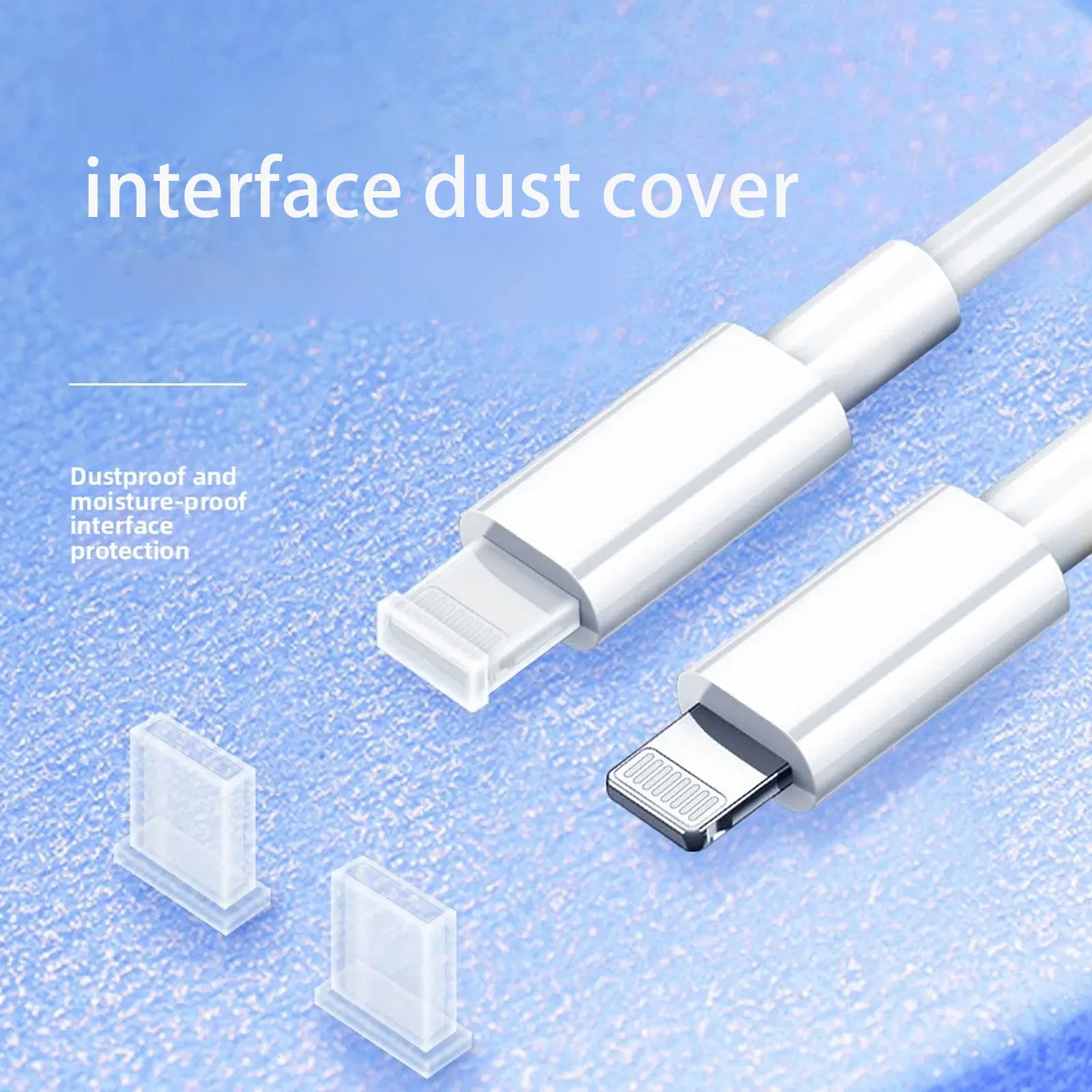 ANSEIP Universal Dust Protector Cap for iphone Lightning  Micro USB Male Data Cable Charging Interface Dustproof Cover Case