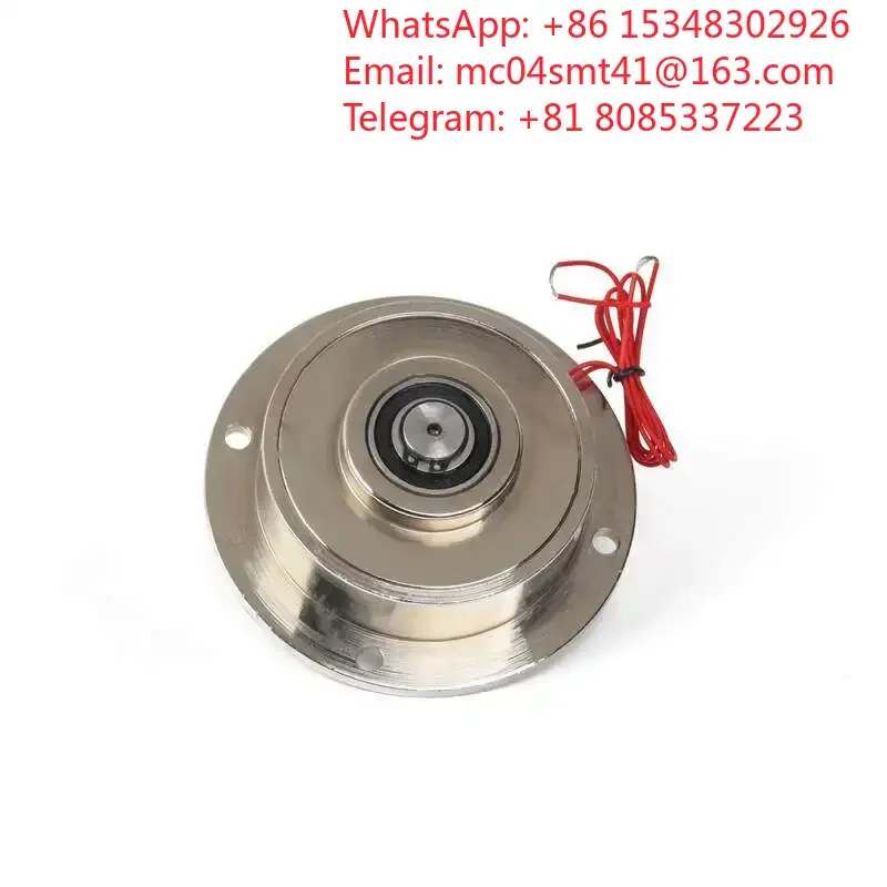 1 pc  Micro magnetic powder brake single axis unwinding PMB-0.5kg electromagnetic brake DC24V damper motor