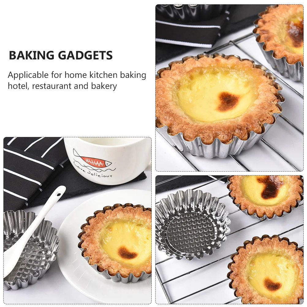 

20Pcs Baking Molds Scratch-Resistant DIY Cake Molds for Home Kitchen Restaurant Bakery Reusable Non-Stick Tools