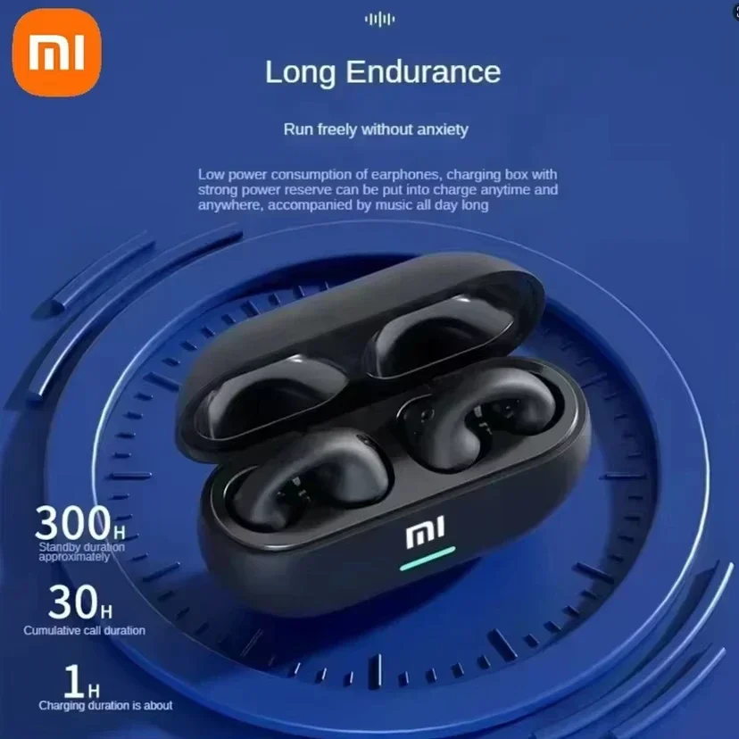 سماعات أذن لاسلكية Xiaomi T7500 - سماعات أذن ستيريو مقاومة للماء للتوصيل العظمي، متوافقة مع أنظمة iOS وAndroid