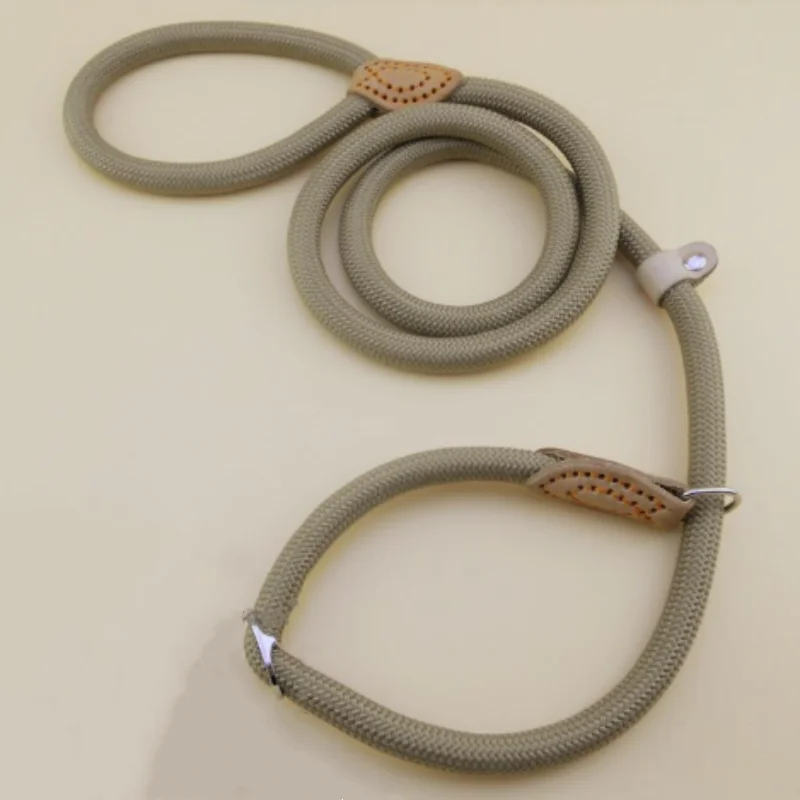 Neue Hundeleine, Slip-Leine, Robuste Geflochtene Seilleine mit Verstellbarem Schlaufenhalsband, Trainingsleine für Kleine und Mittelgroße Hunde – Detail 11
