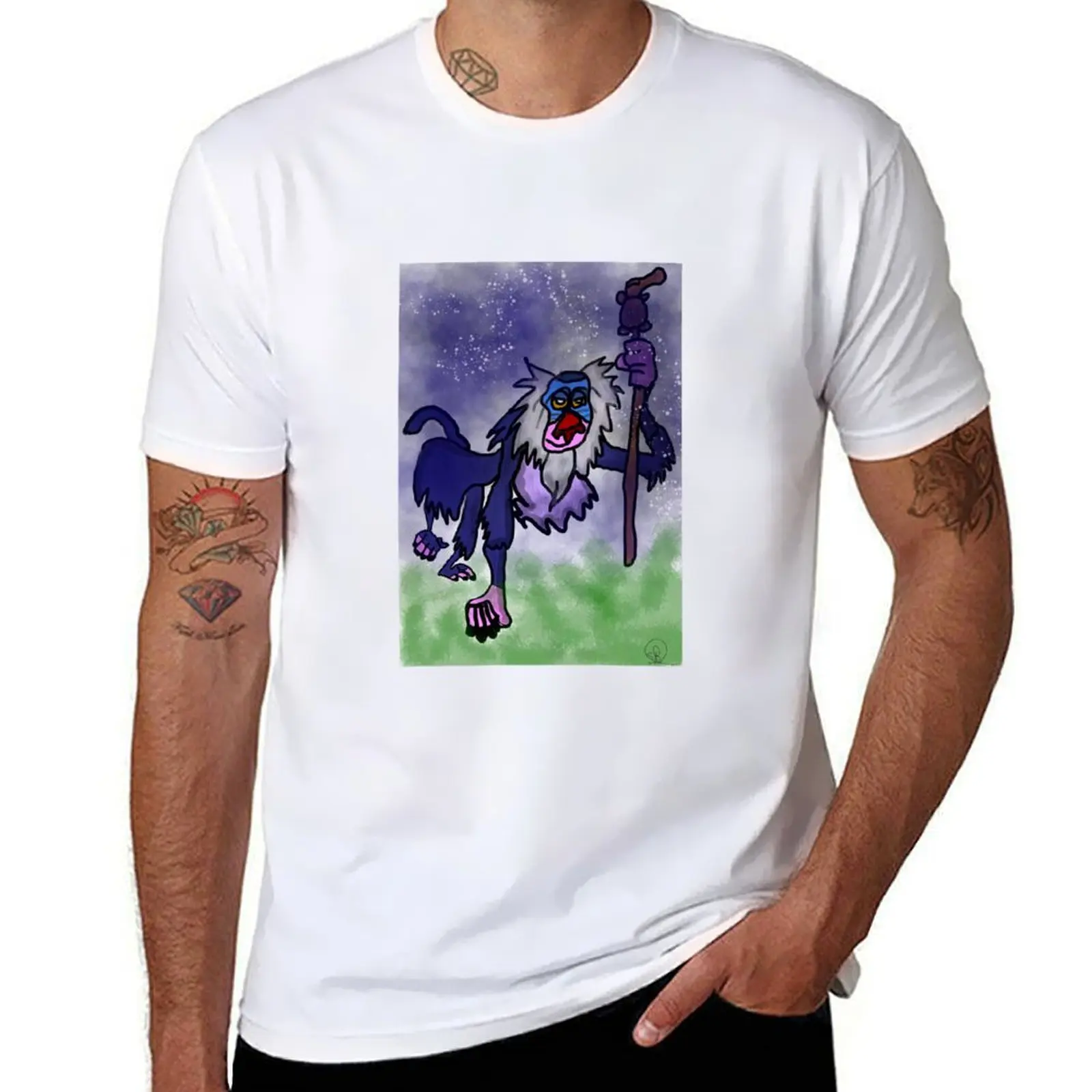 

Splatter rafiki T-Shirt man t shirt cotton high quality mens graphic t shirts T-Shirt