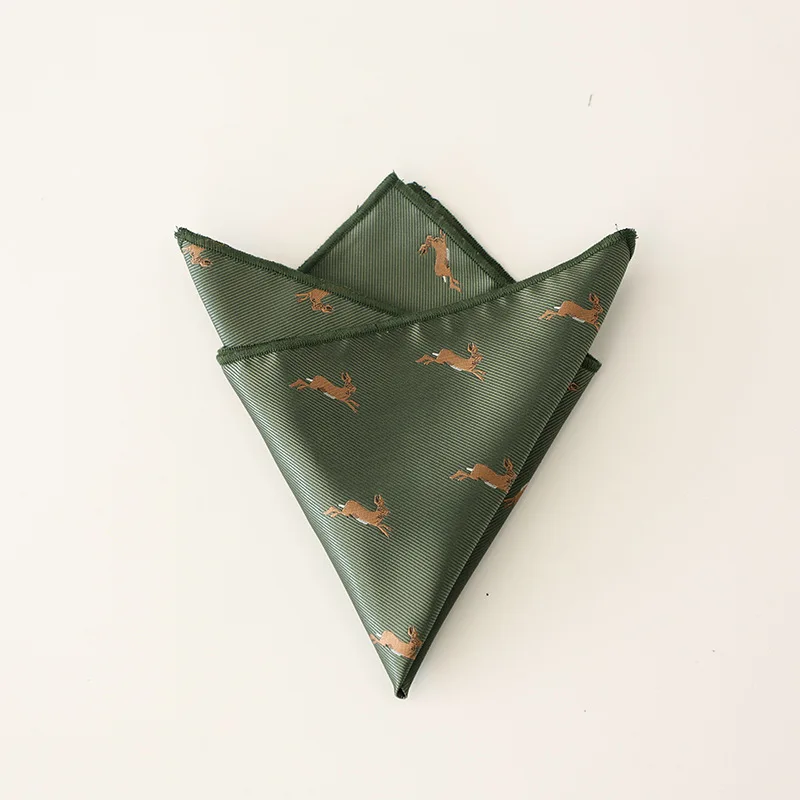 Retro Coffee Beige Orange Pocket Square for Men, Stylish Accessory