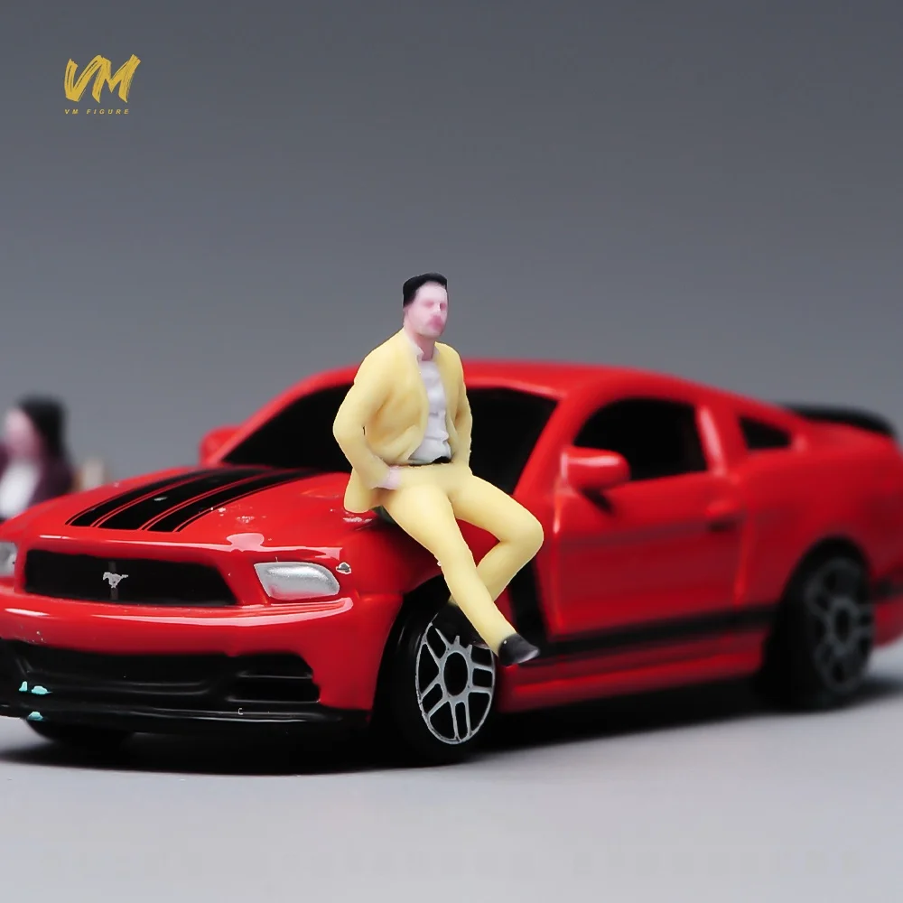 vm-64スケール-3dプリント-ミニチュアシーンモデル-男性-座りポーズ-脚を伸ばすフィギュア-収集価値のある樹脂製玩具-大人向け