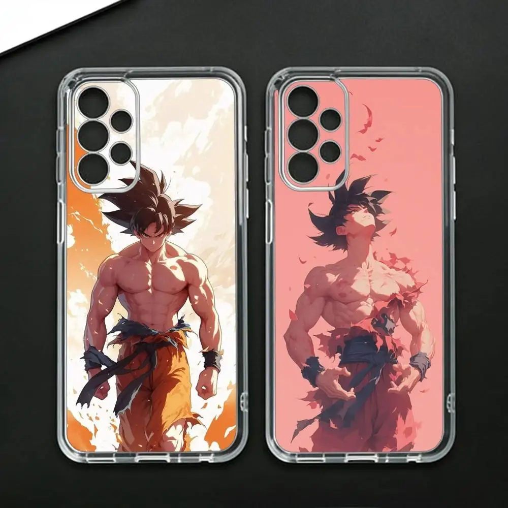 

Super Saiyan Goku Phone Case For Samsung Galaxy A71,A70,A52,A51,A40,A30 Transparent Cover