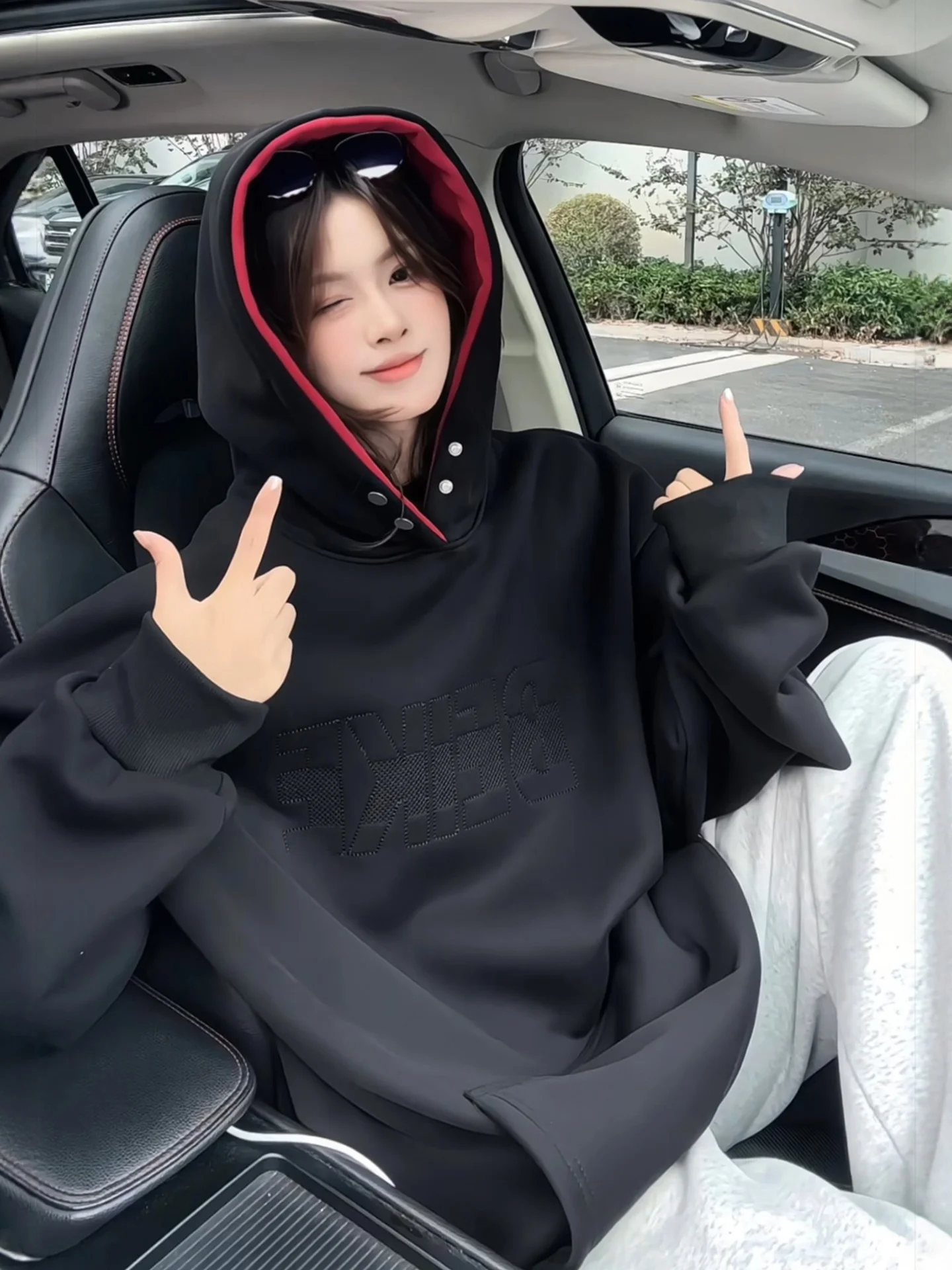 

Утепленная флисовая толстовка с капюшоном и вышитыми буквами для мужчин, повседневная теплая верхняя одежда с карманом-кенгуру для осени и зимы