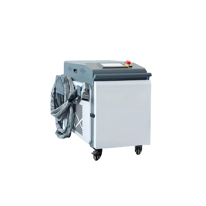 Handheld laser rust remover 2000W steel structure rebar steel pipe valve engine laser cleaning machine