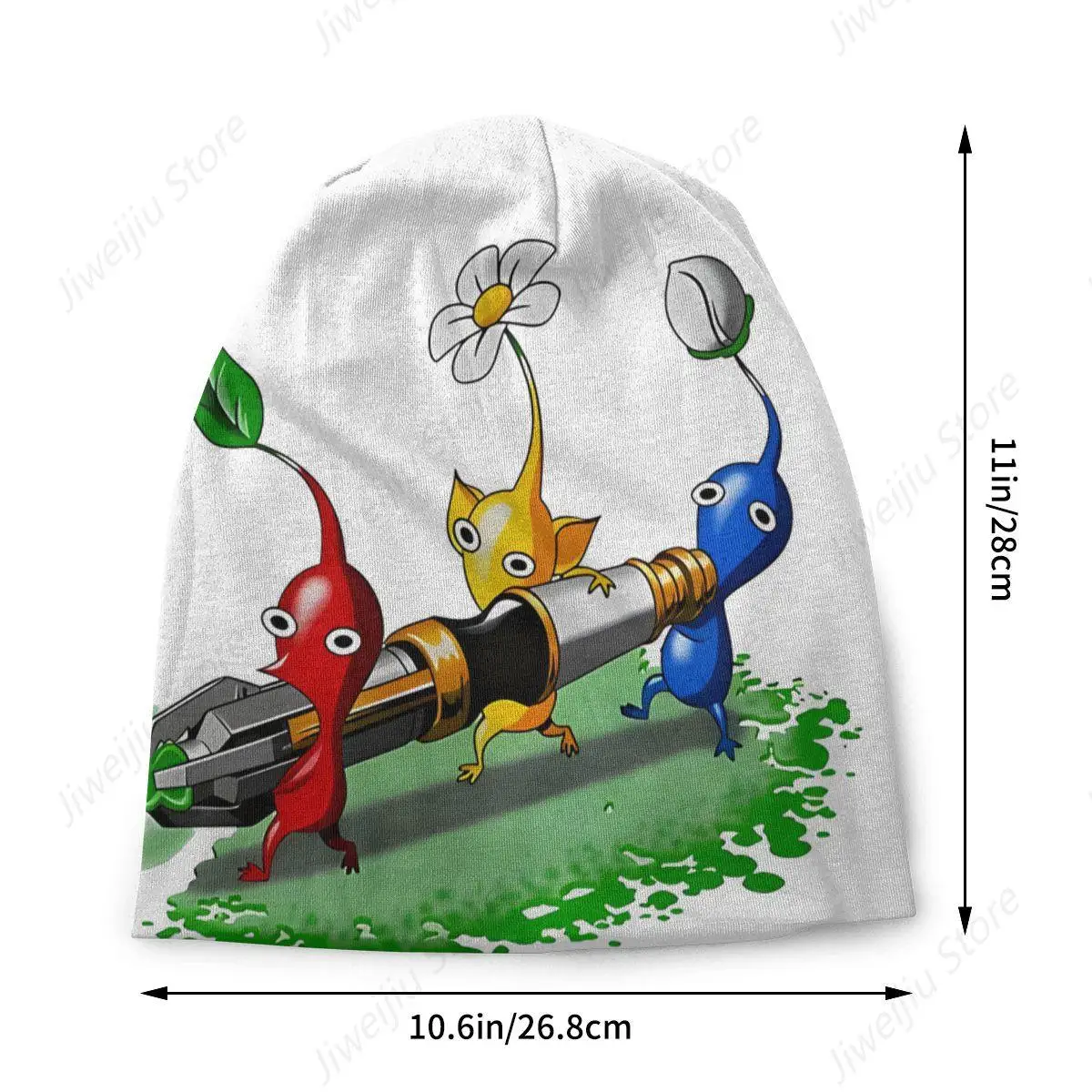 Pikmin Cartoon Game Skullies Beanies Caps Cute Thin Hat Autumn Spring Bonnet Hats Men Women's Unisex Ski Cap