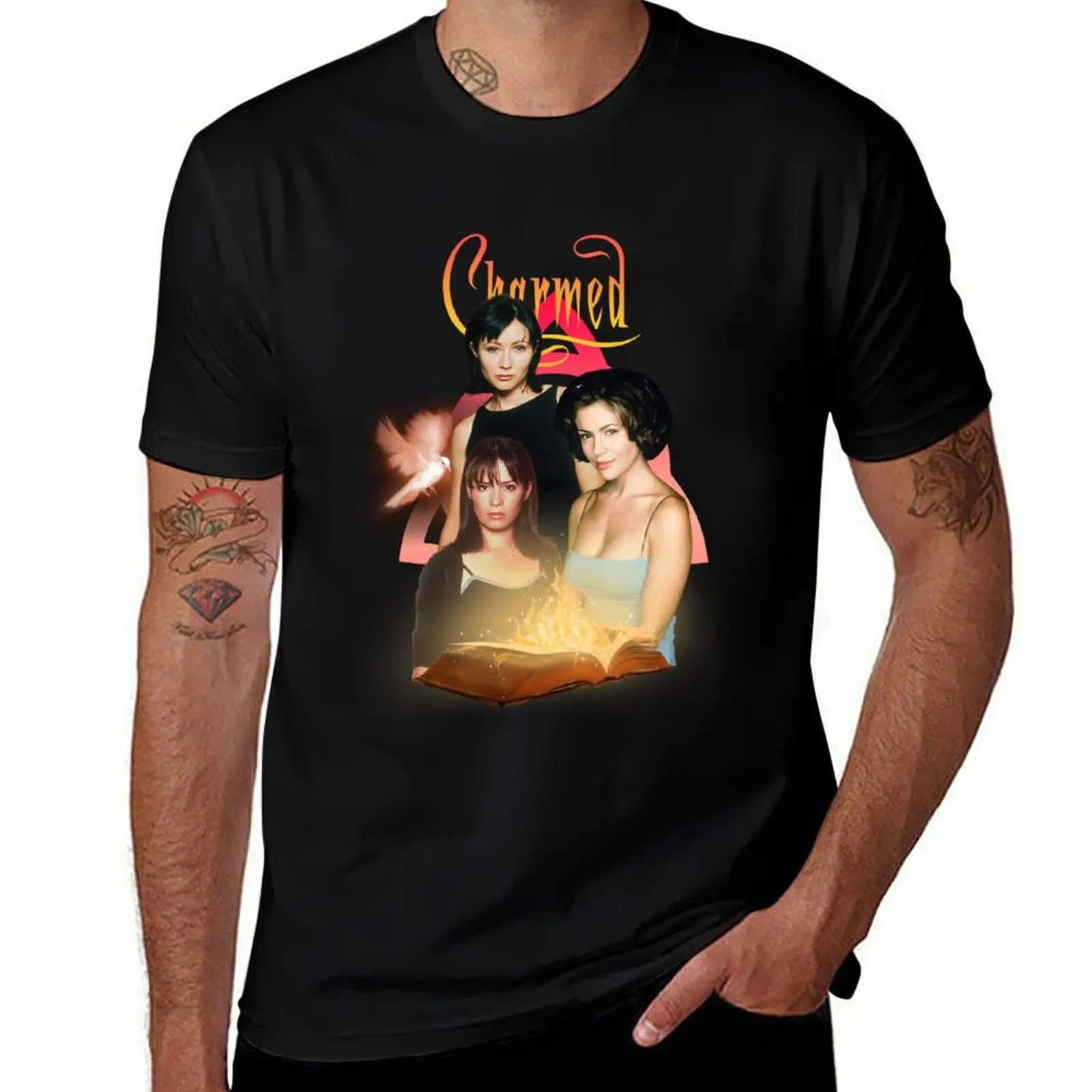 

Charmed Original Three Black T-Shirt t shirts for man graphic funny man t shirt heavy cotton cotton t shirts man 100% T-Shirt
