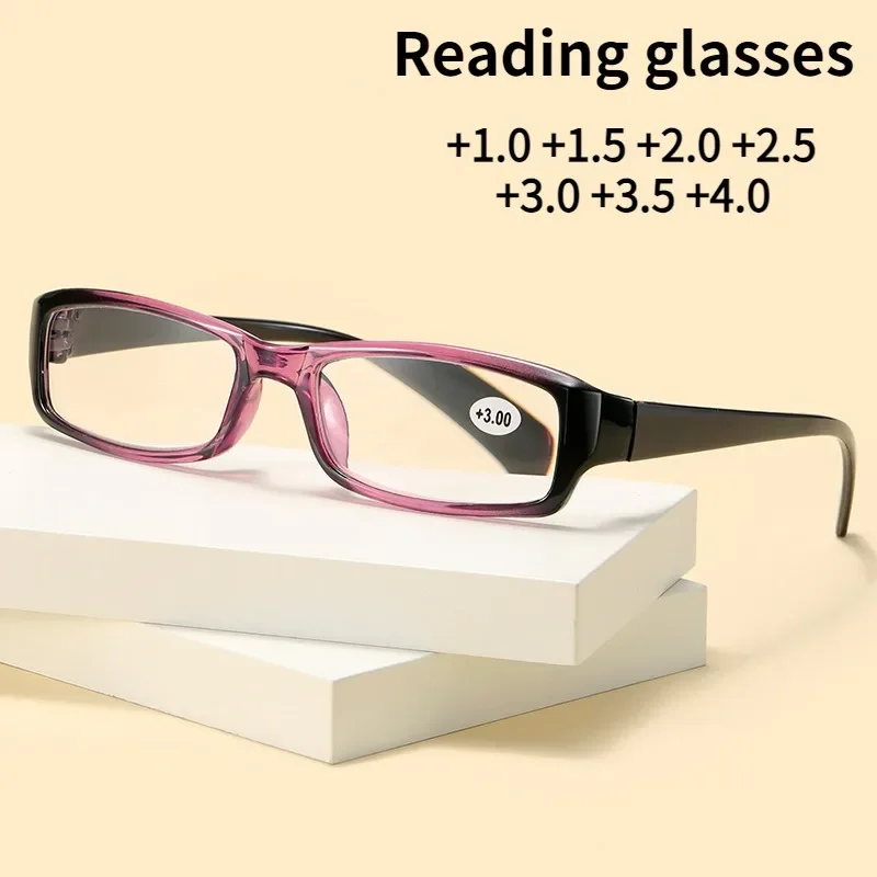 New Fashion Upgrade Reading Glasses Men Women High Definition Eyewear Unisex Presbyopia Eyewear Diopter +100 To +400