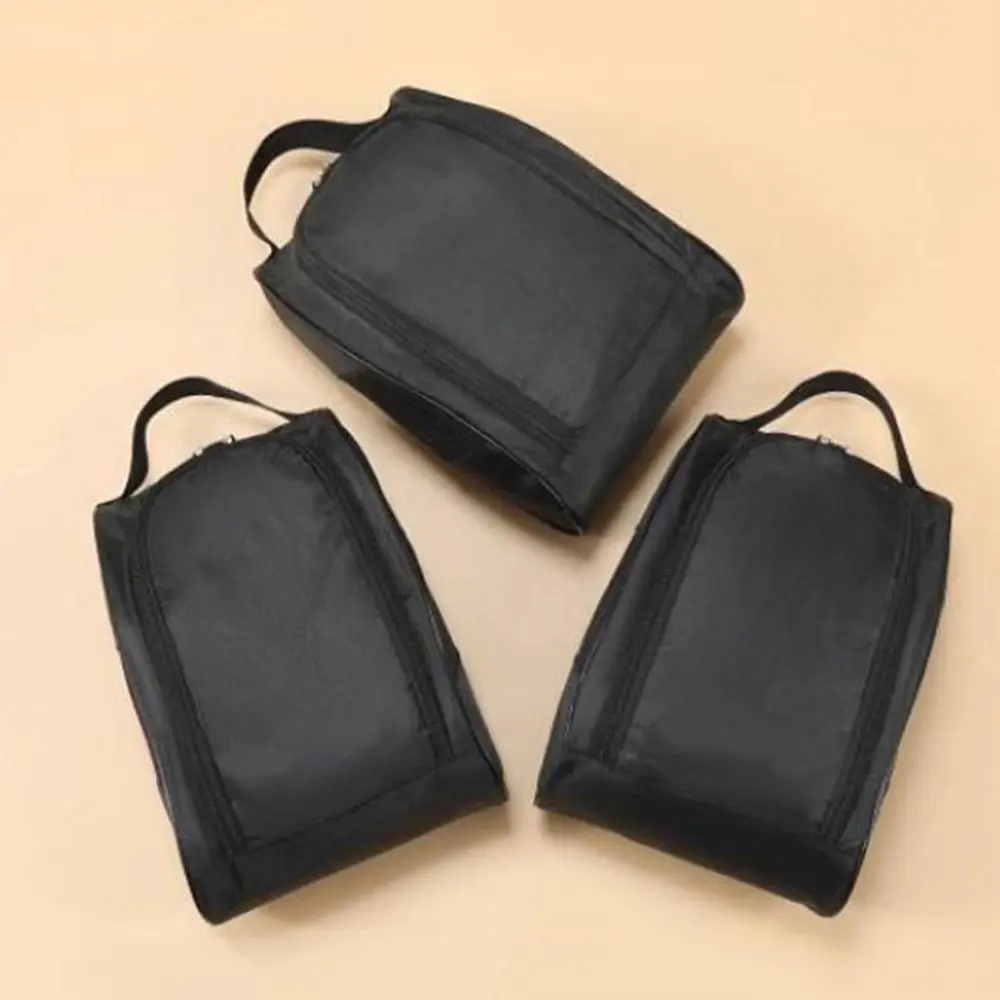 

Portable Oxford Cloth Football Boot Bag Hand-Held Lightweight Shoe Carrier Bags Dustproof Breathable Golf Shoe Bag Girls