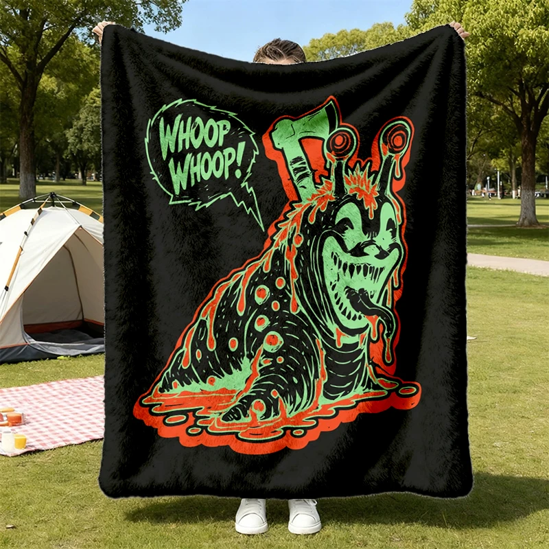 Sluggalo, whoop whoop! Flannel Blanket, Book lover gift, Princess DonuFlannel Throw, Matt Dinniman Merch