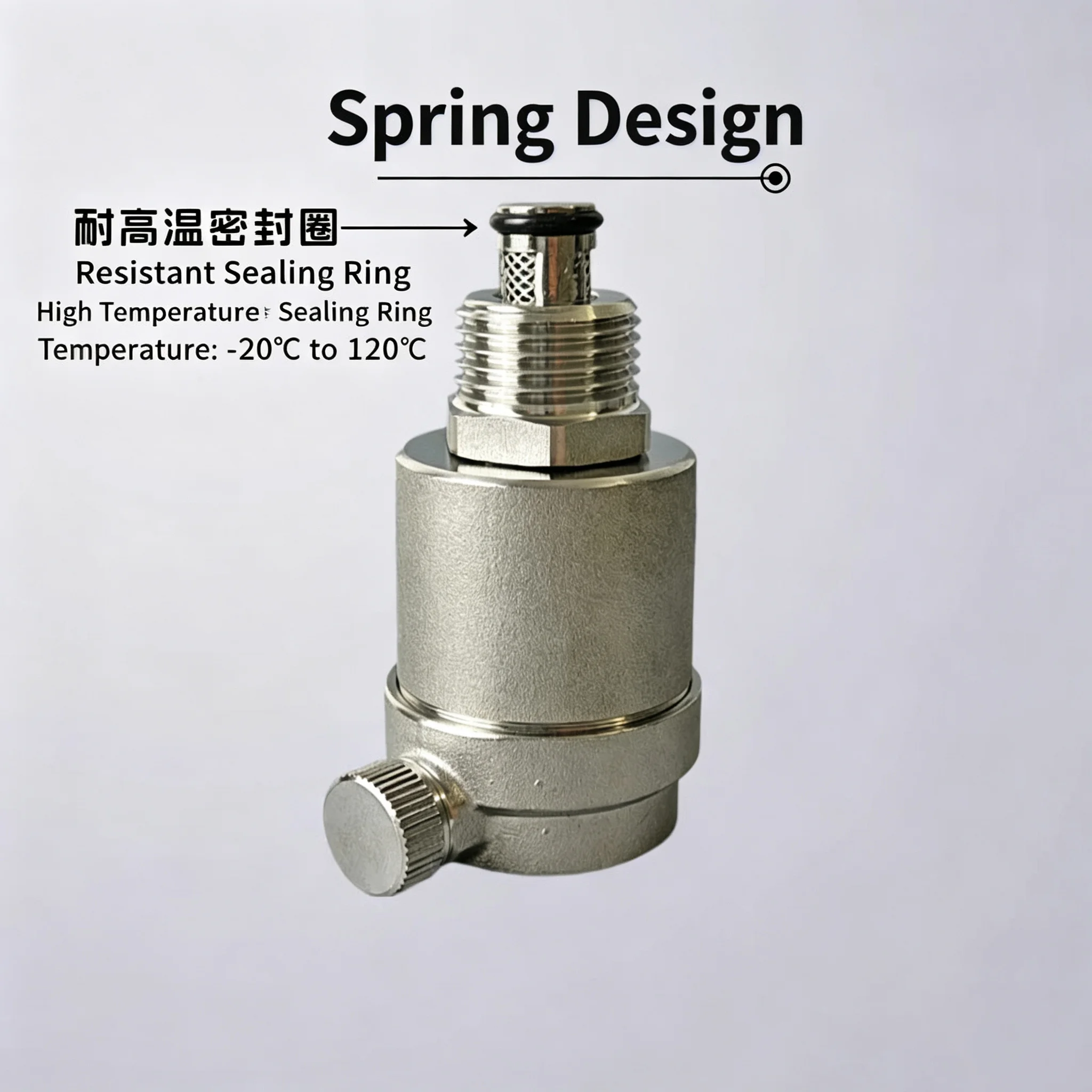 BSP Male 304 Stainless Automatic Air Vent Pressure Relief Valve DN15/20/25 1/2