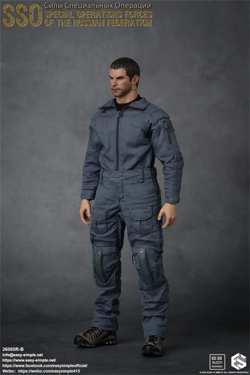 سهلة وبسيطة ES 26060R-A 26060R-B 26060S 1/6 قوة العمليات الخاصة الروسية SSO 12 بوصة مجموعة كاملة نماذج شخصيات الحركة الجندي الذكور