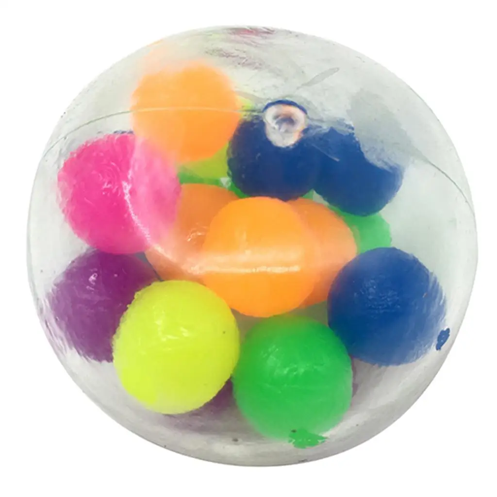Funny Ball Small Stress Squeeze Grape Toy Pinch Ball for Kids Adult Squeeze Toys Birthday Gift Stress Relief Toy