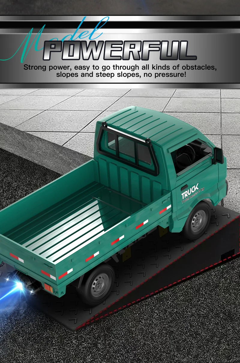 ZWN 1:16/1:18 RC AUTO Simulation Drift Klettern Lkw Led Licht Kleine Fracht Fernbedienung Elektrische Spielzeug Modell für Kinder Geschenke – Detail 17