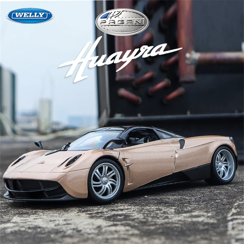 

WELLY 1:24 PAGANI HUAYRA Alloy Sports Car Model Diecast & Toy Vehicles Metal Racing Car Vehicles Model Simulation Childrens Gift