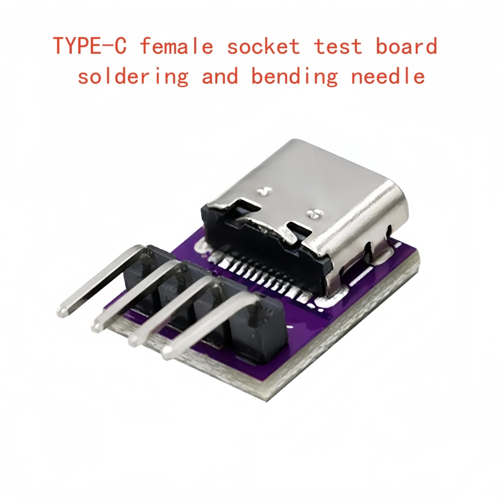 TYPE-C-Buchsen-Testplatine, beidseitig einsetzbare USB3.1 16P auf 2.54 Hochstrom-Stromadapterplatine – Detail 4