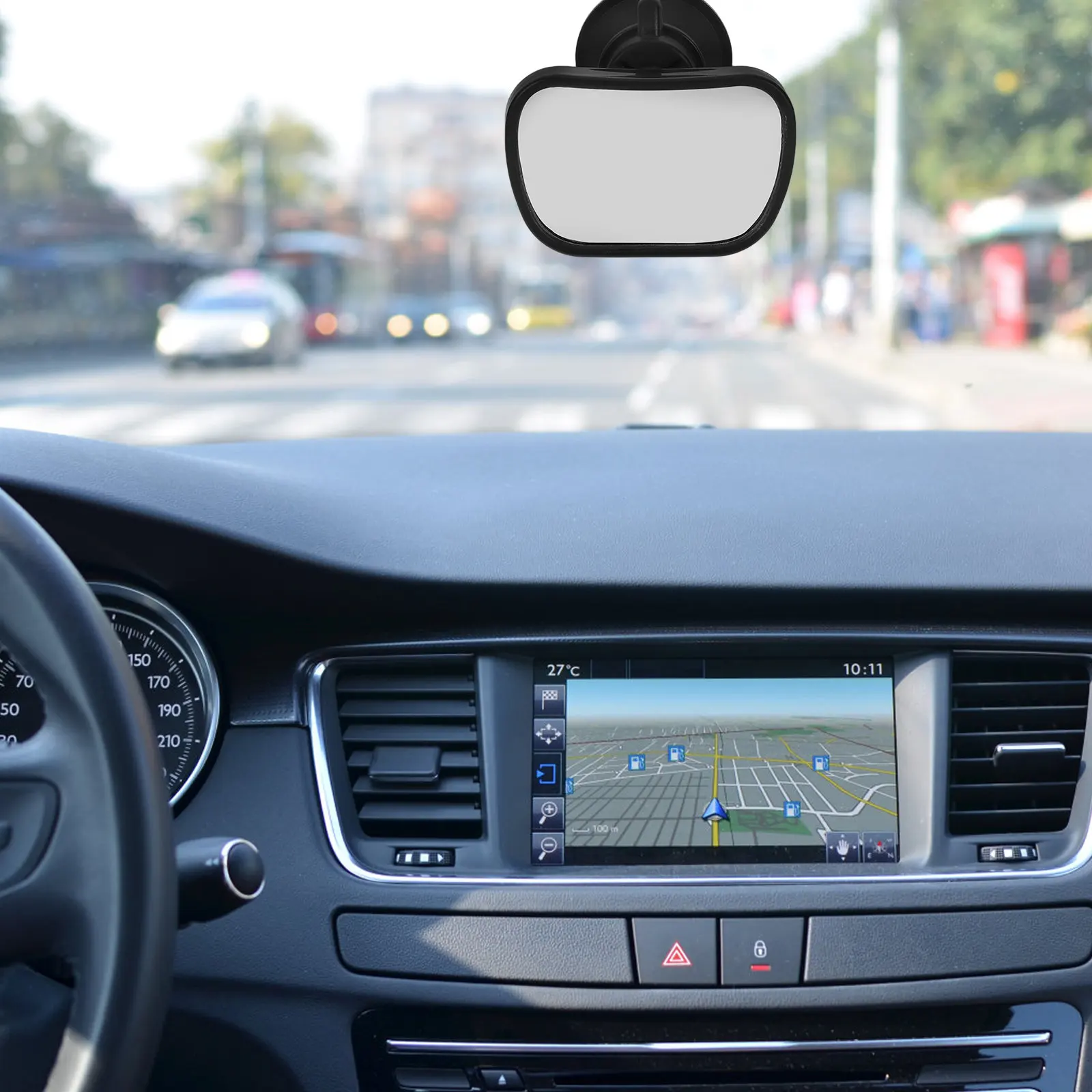 2Pcs Baby Car Mirror Adjustable Safety Rearview Mirror Wide Angle Suction Cup Mount for Infants Toddlers Newborns Car Backseat