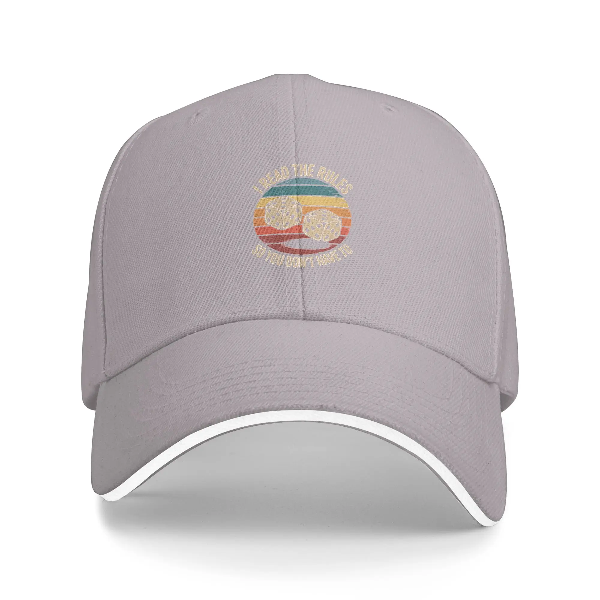Hot Sale Game Night Adults Board Games I Read The Rules Baseball Cap  Outdoor Cap Women's  Urban Commuting Cap Women's
