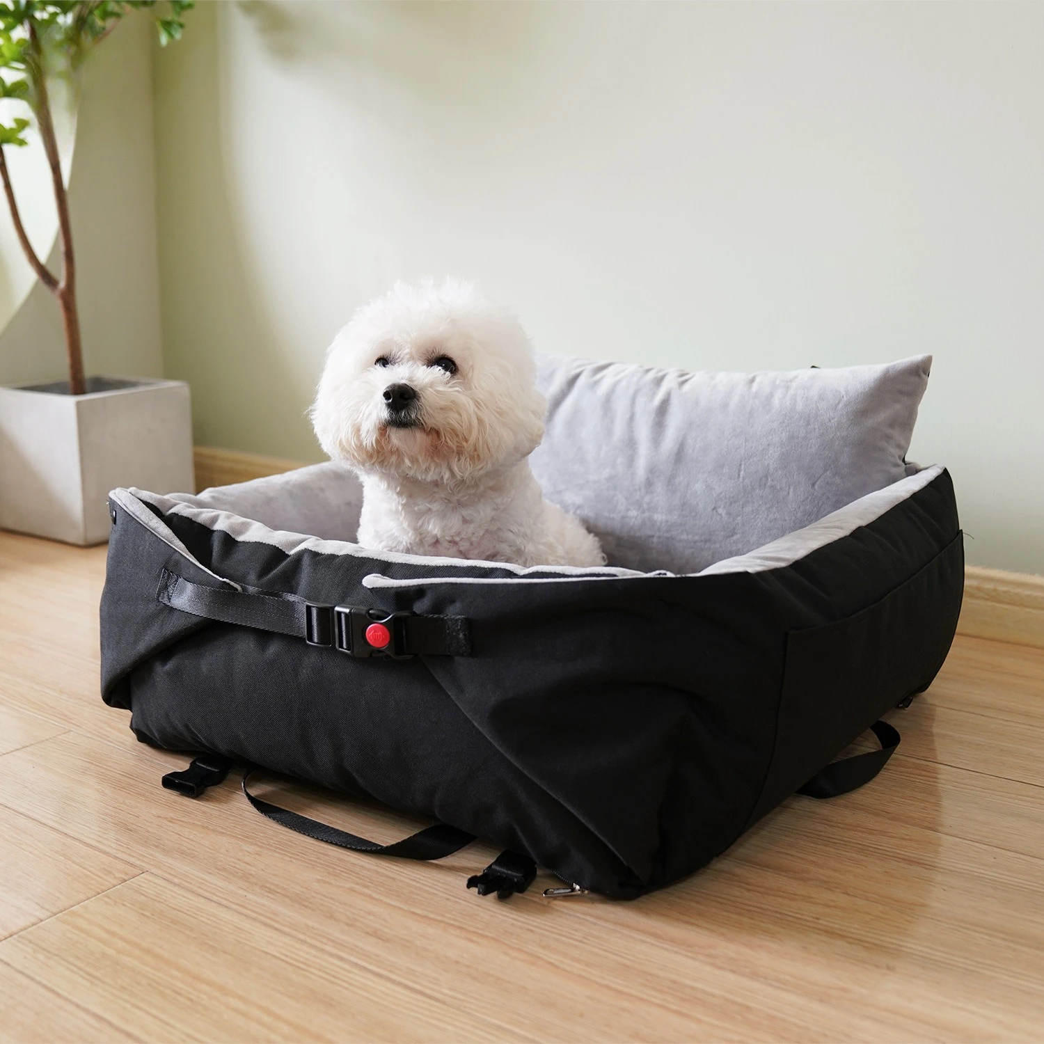 

Car kennel Small and medium dog seat cushion Four seasons travel Portable pet nest Safety seat