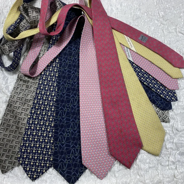 vintage-handmade-silk-tie-casual-busin-cartoon-print-stripe-versatile-men's-netie-floral-pattern-arrow-sle-knot