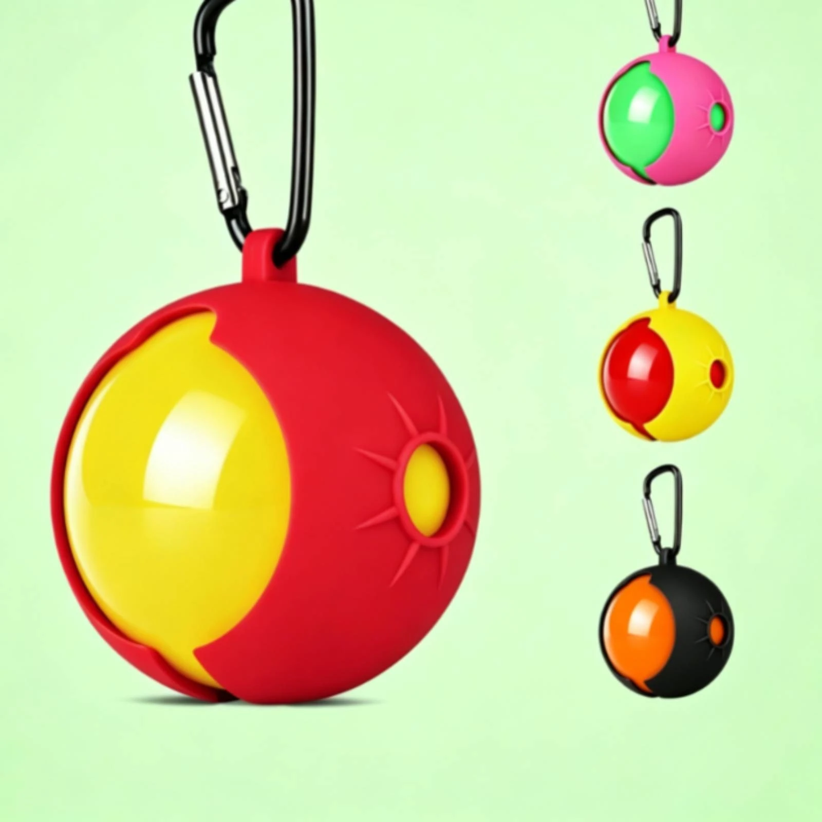 Park Golf Ball Sleeve Scratch-Resistant Silicone Ball Holder Round