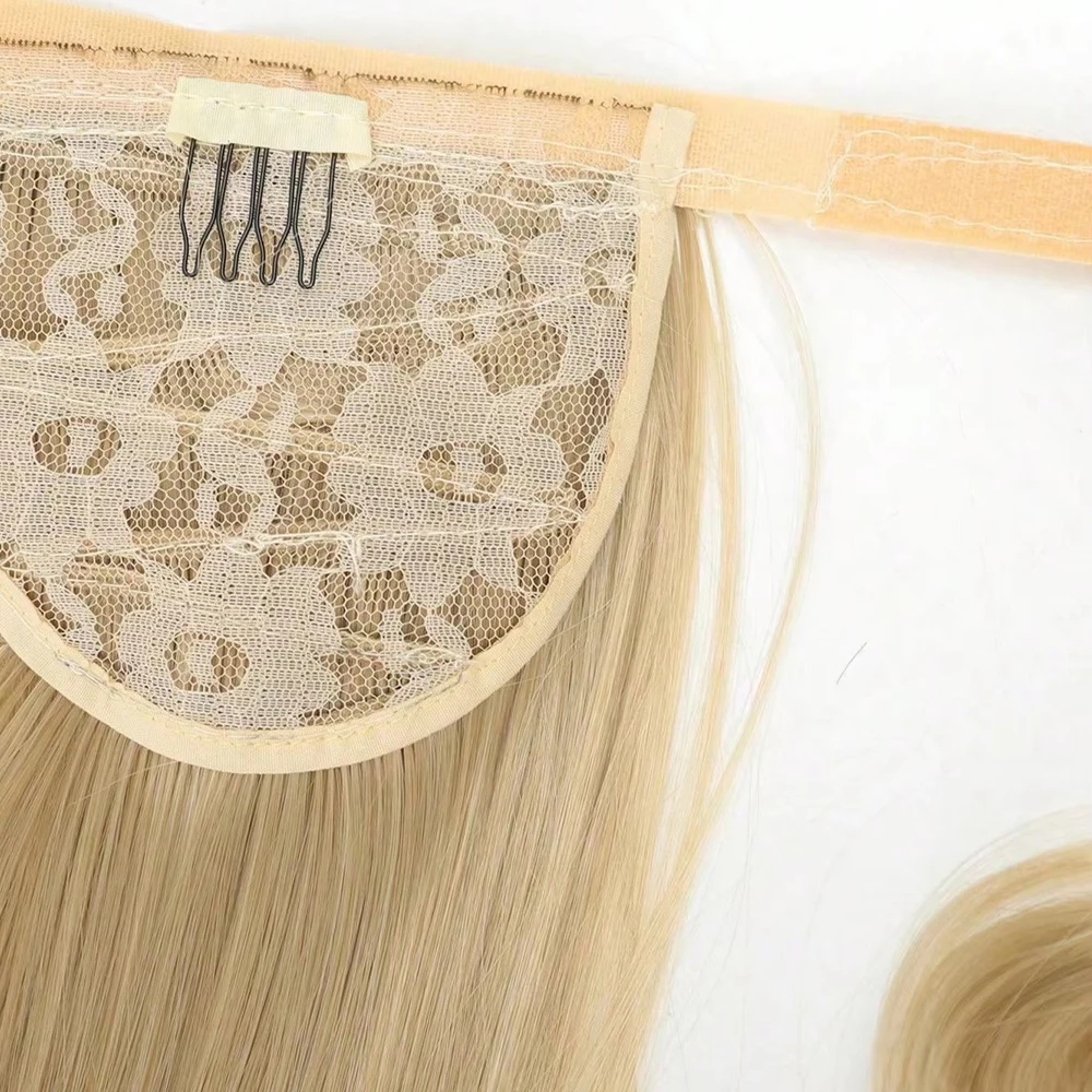 Ponytail Net Base Hair Net For Making Ponytail Hair Extension Beige Pony Tail Weaving Net With Adjust Strap Lace Net For Wigs