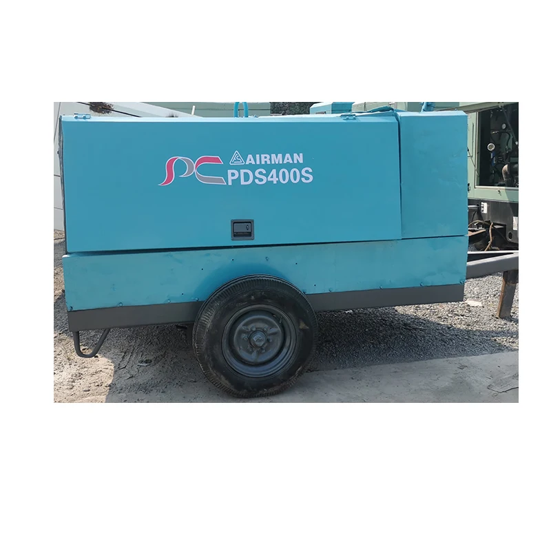 400cfm Second Hand 2016 Model Air Man PDS400S Low Pressure Small Portable diesel Screw air Compressor