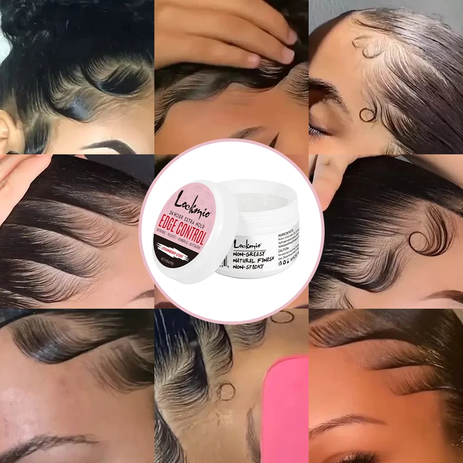 Lace Wigs Tint Mousse Adhesives Melting Spray for Closing Wig Hairline Edge Control Gel & Slick Wax Wig Glue Styling Tools 6pcs