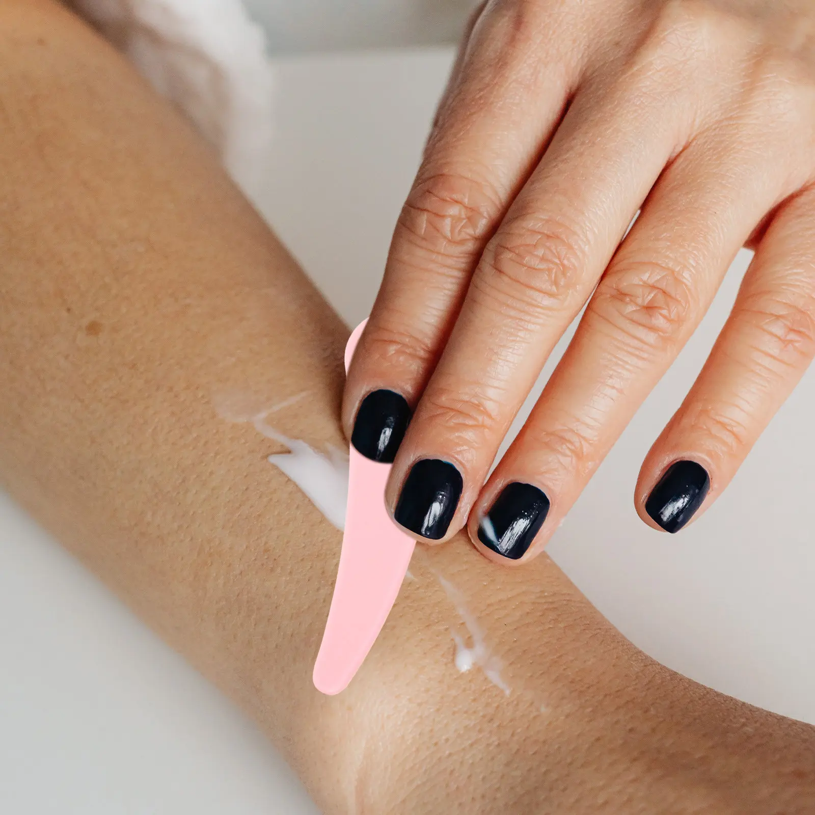 

Набор из 50 розовых пластиковых шпателей-ложек для макияжа и косметики, для нанесения лосьонов, для женщин и девушек, для домашнего использования