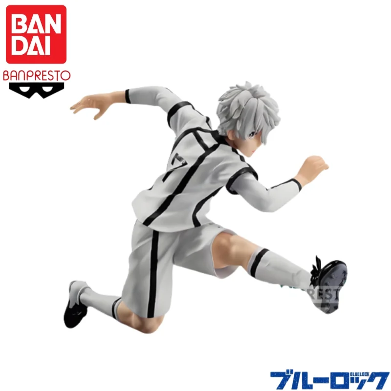 

In Stock Original Bandai Banpresto Blue Lock Nagi Seishiro Anime Characters Garage Model Toys Statue Collectible Ornaments