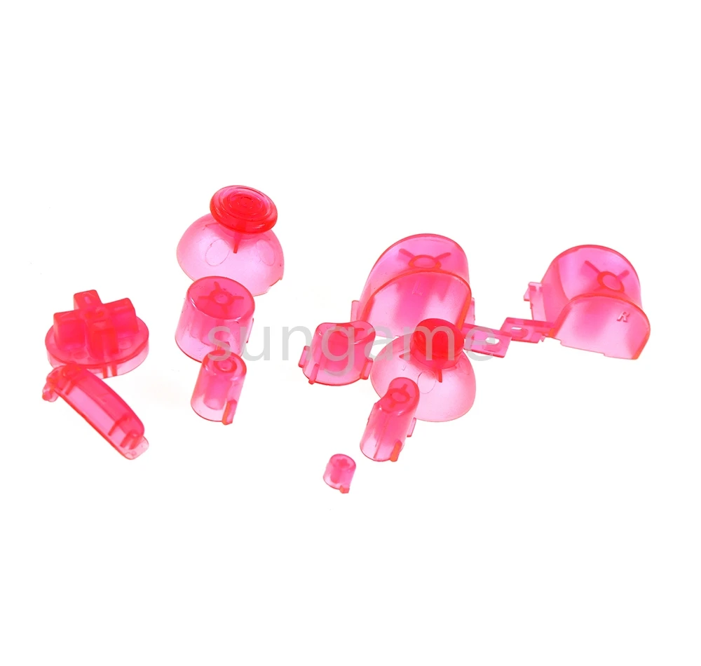 1set For Nintend GameCube NGC Full Set L R ABXY Z Keypads Buttons Controller D Pads Power ON OFF Buttons with Joystick Cap