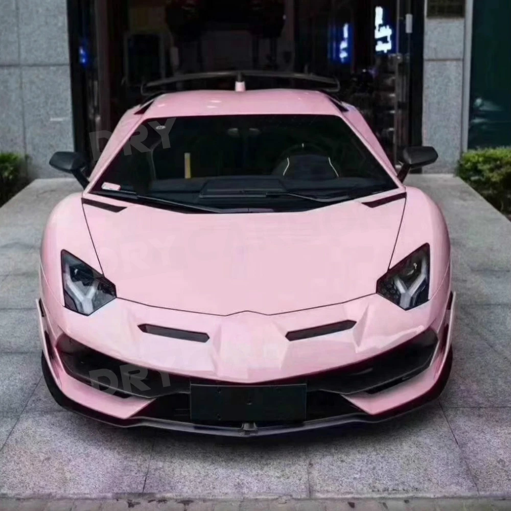 Suchy przedni tylny dyfuzor z włókna węglowego Spoiler stopnie boczne odpowietrznik Trunk Trims case dla Lamborghini Urus Body Kit Car Styling