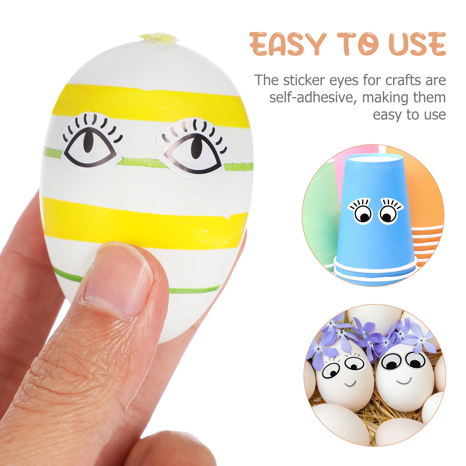 

Eye Stickers Adhesive Creative Designs for Crafts Decorative Safe Materials Roll Kids Sticker Eyes Scrapbooking