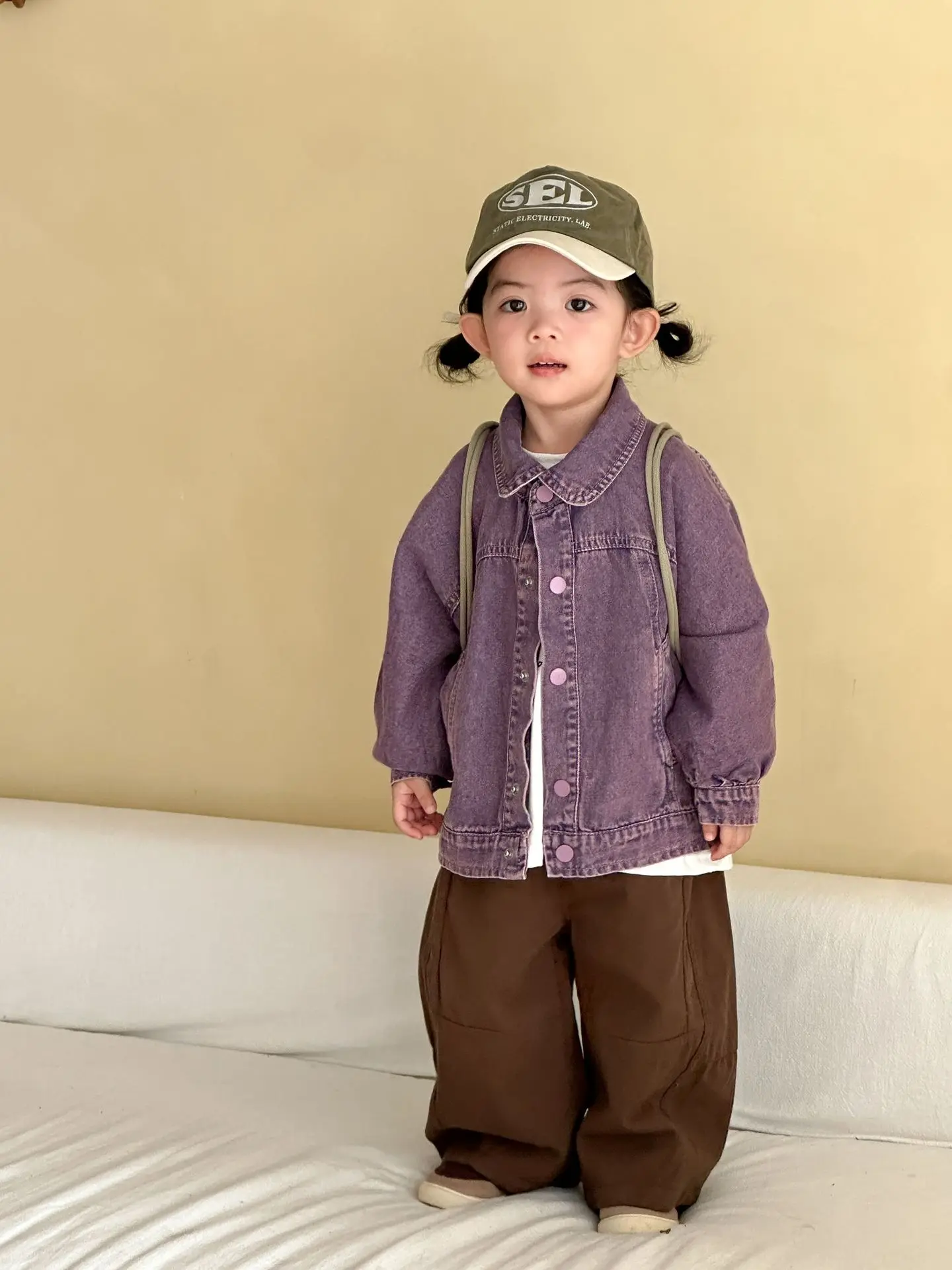 Clearance Kids' Pants Spring Autumn Toddler Boys Cotton Casual Pants  Girls Loose Wide-leg Pants Baby Trousers