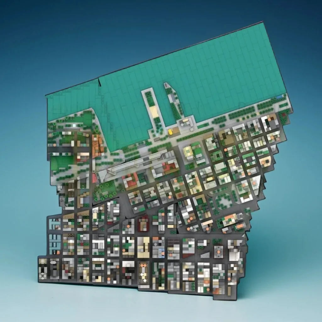 5696pcs MOC Architecture Tribeca New York City Model Christmas Gift Collectible Creative For Desktop And Shelf