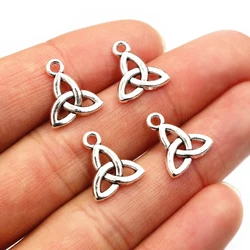 40pcs 14x12mm Antique Silver Plated Alloy Small Charms Pendant DIY Jewelry Making Accessories Findings For Necklace Bracelet