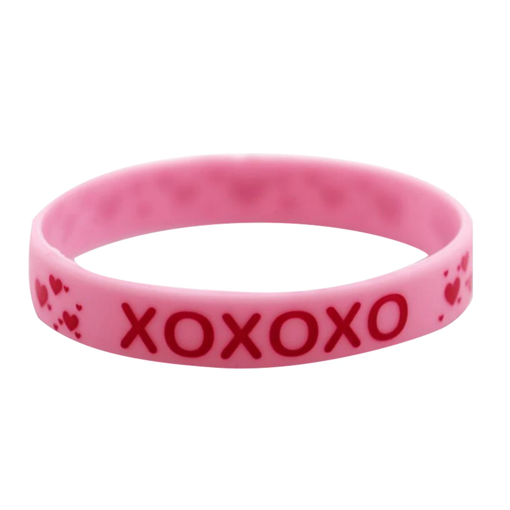 12 Pcs Bracelet Silicone Small Presents Valentine's Day Wristbands Party Hand Decoration Child