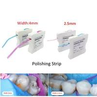 6M/Roll Dental Polishing Strips Resin Tooth Grinding Sanding Teeth Whitening Dentistry Materials 2.5mm 4mm