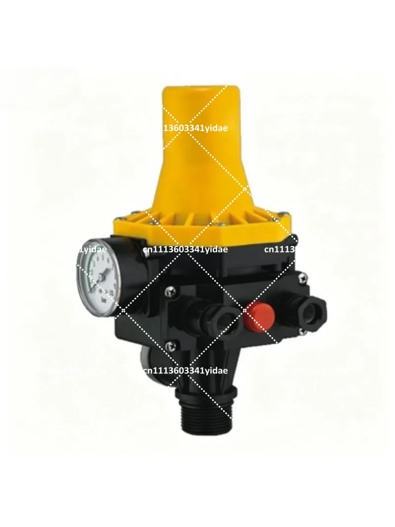 Water Pump Automatic Pressure Controller Switch with Meter, Auto Start Stop for Shortage Protection